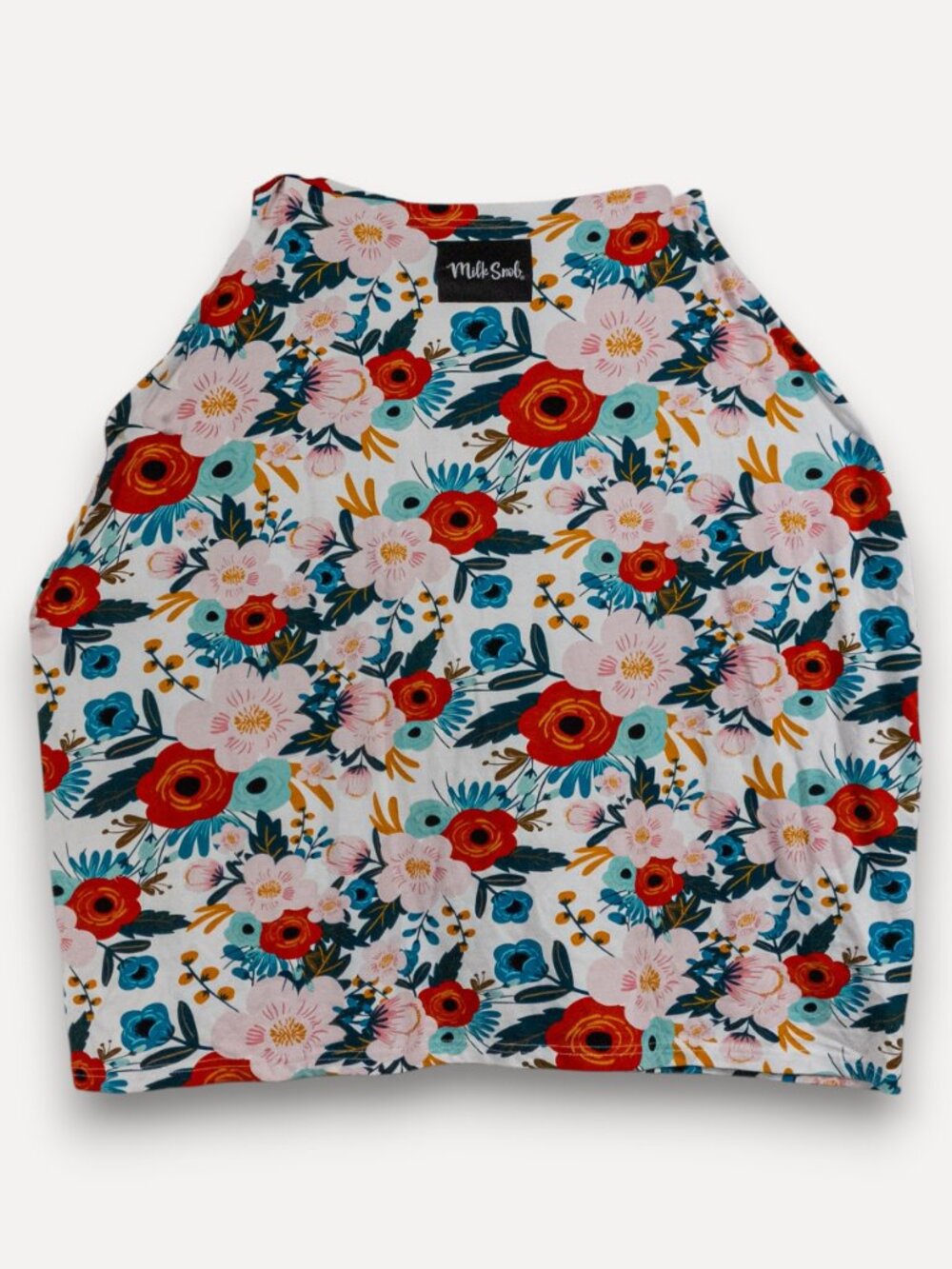Milk Snob Floral Nursing Cover 27x28" Rayon Spandex USA Made Like New